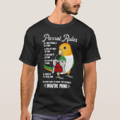 Parrot House Rules It's Mine I White-bellied Caiqu Tシャツ (正面)