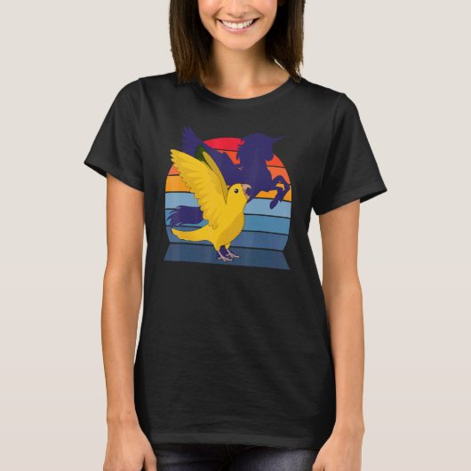 Parrot I Winged Unicorn I Screaming Queen of Bavar Tシャツ (正面)
