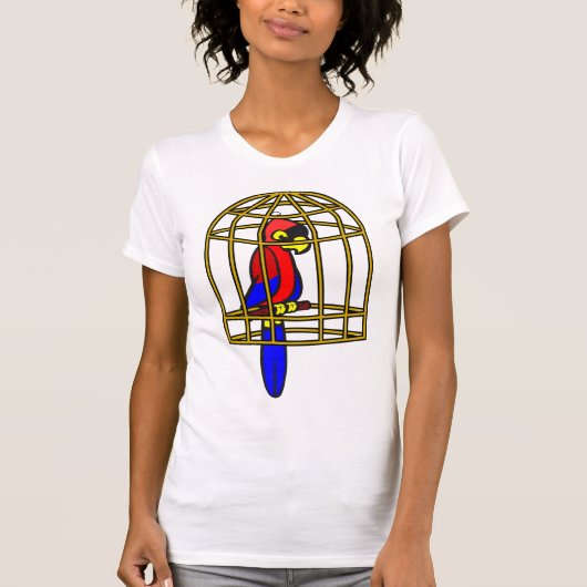 Parrot In A Cage Tシャツ (正面)