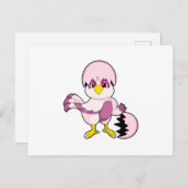 Parrot in Egg with Eggshell.PNG ポストカード (正面/裏面)