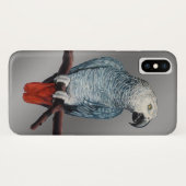 Parrot iPhoneケースAfrican Gray Parrotモバイルケース Case-Mate iPhoneケース (裏面(横))