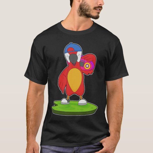Parrot Music box Music Tシャツ (正面)