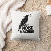 Parrot Noise Machine Funny Pet Owner Design クッション (ブランケット)