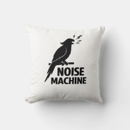 Parrot Noise Machine Funny Pet Owner Design クッション