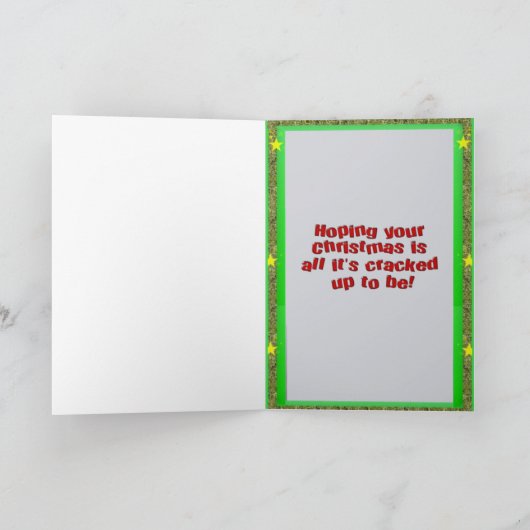 Parrot Nutcracker Christmas Card カード (内部)