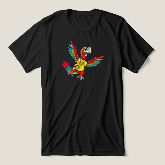 Parrot of the Jackstone Dibs story トライブレンドＴシャツ (デザイン正面)