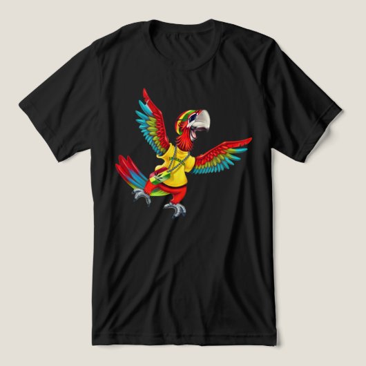 Parrot of the Jackstone Dibs story トライブレンドTシャツ (デザイン正面)
