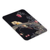 Parrot on the Branch, Flowering バラブッシュ寂聴 マグネット (右側)