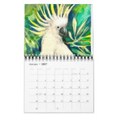 Parrot paintings Calendar カレンダー (1月 2027)