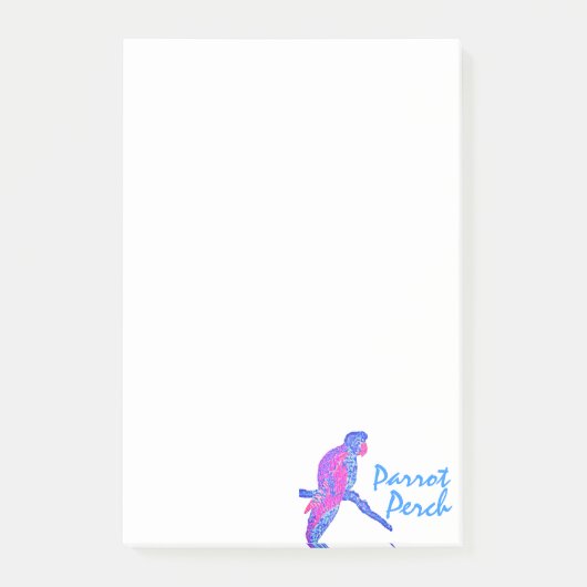 Parrot Perch Post-Itノート ポストイット (正面)