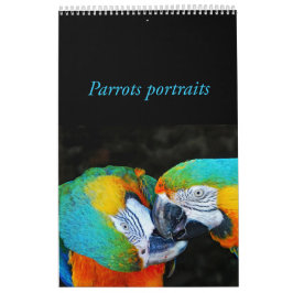 Parrot Portraits カレンダー
