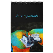Parrot Portraits カレンダー (カバー)