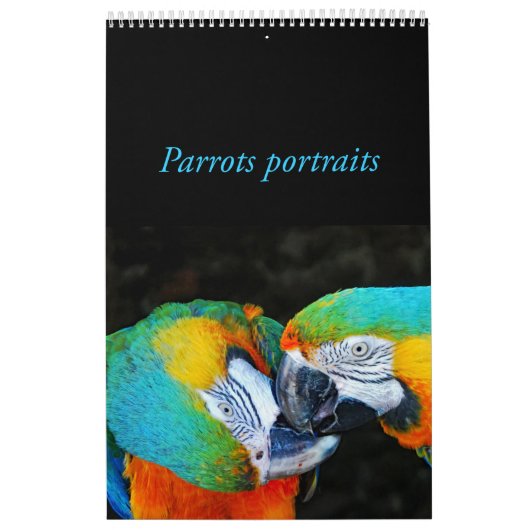 Parrot Portraits カレンダー (カバー)