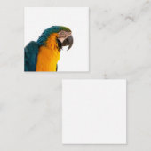 Parrot Post-Itメモ スクエア名刺 (正面/裏面)