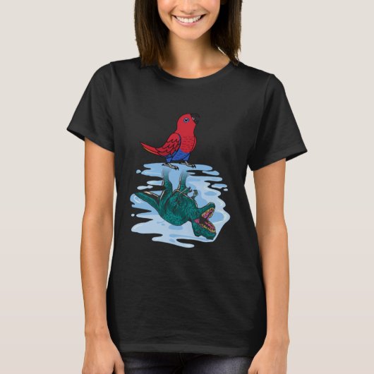 Parrot & Reflection Iメスレックスエクレクタス Tシャツ (正面)