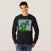 Parrot & Rex Reflection I Orange winged Amazon Tシャツ (正面フル)