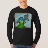 Parrot & Rex Reflection I Orange winged Amazon Tシャツ (正面)