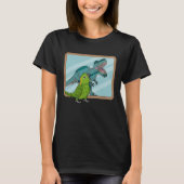Parrot & Rex Reflection I Yellow naped Amazon Tシャツ (正面)
