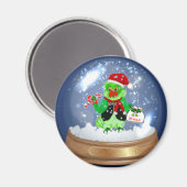 Parrot snow globe magnet マグネット (正面/裏面)