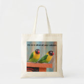 Parrot Tote Bag トートバッグ (正面)