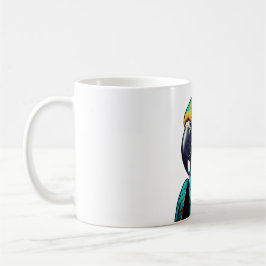 Parrot Tropical Bird Design Mug コーヒーマグカップ