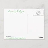 Parrot Tullips: Susan Payne-Trutna ポストカード (裏面)