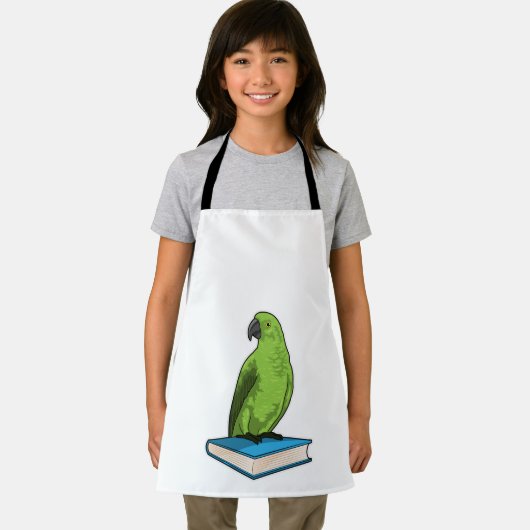 Parrot with Book エプロン (インサイチュ)