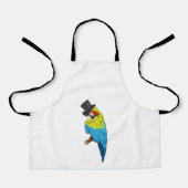 Parrot with Cylinder エプロン (正面)
