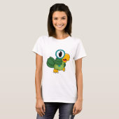 Parrot with Magnifying glass Tシャツ (正面フル)