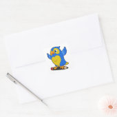 Parrot with Pencil スクエアシール (封筒)
