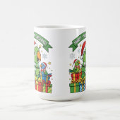 Parrot-y Merry Christmas – Cute Festive Parrot Hol コーヒーマグカップ (中央)