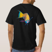 Parrotfish -抽象デザイン – 写真の切り取り | tシャツ (裏面)