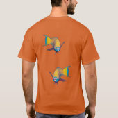 Parrotfish -抽象デザイン – 写真の切り取り | tシャツ (裏面)