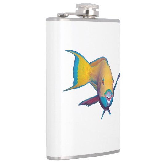 Parrotfish - Abstract Design - Cut out of photo |  フラスク (右)