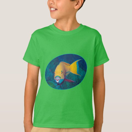 Parrotfish Underwaterphoto - Photographic design | Tシャツ (正面)