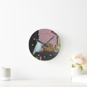 Parrotlet Wall Clock**の読説明 ラウンド壁時計 (ホーム)