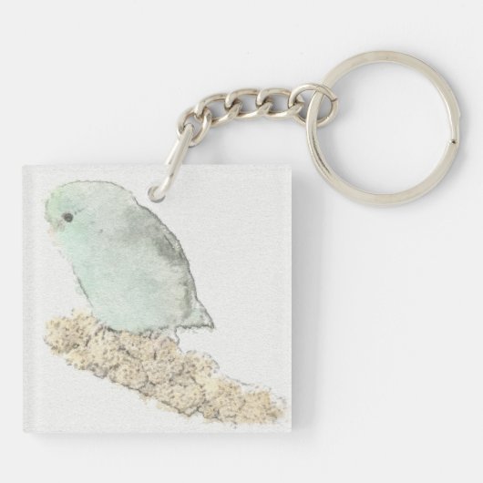 Parrotlets 11のDemandments キーホルダー (裏面)