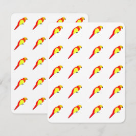 Parrotsノートカード ノートカード