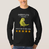 Parrots  A Review Yellow Parrotlet Tシャツ (正面)