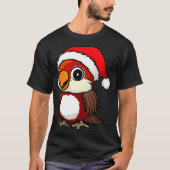 Parrots Christmas T-Shirt Tシャツ (正面)