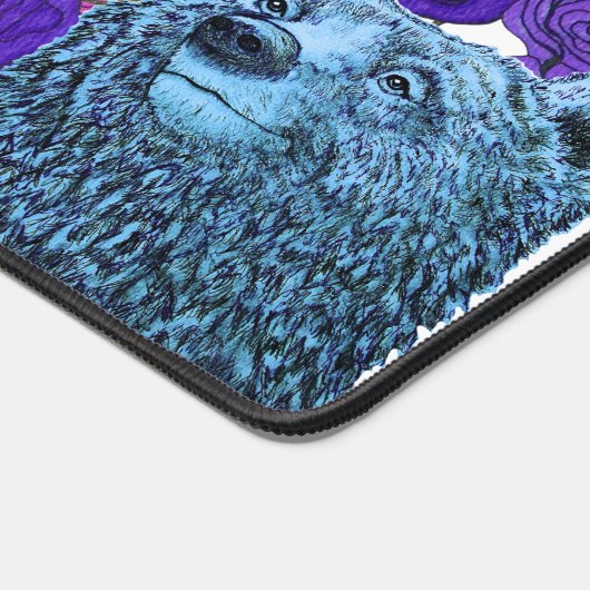 Parrots Love Bears デスクマット (コーナー)