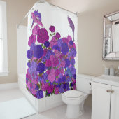 Parrots Love Roses シャワーカーテン (インサイチュ)