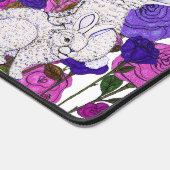 Parrots Love Roses デスクマット (コーナー)