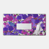 Parrots Love Roses デスクマット (キーボード&マウス)