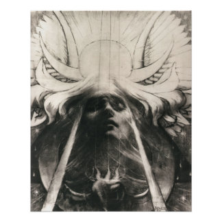 Parsifal by Jean Delville, 1890.奥義の神秘主義者 ポスター