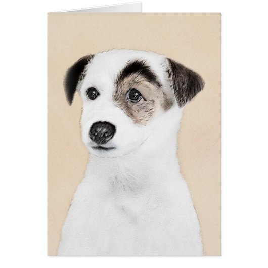 Parson Jack Russell Terrier 絵画's - Dog Art (正面)