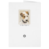 Parson Jack Russell Terrier 絵画's - Dog Art (裏面)