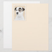 Parson Jack Russell Terrier 絵画's - Dog Art (正面/裏面)