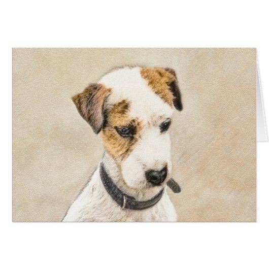 Parson Jack Russell Terrier 絵画's - Dog Art (正面横)