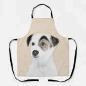 Parson Jack Russell Terrier 絵画's - Dog Art エプロン (正面)